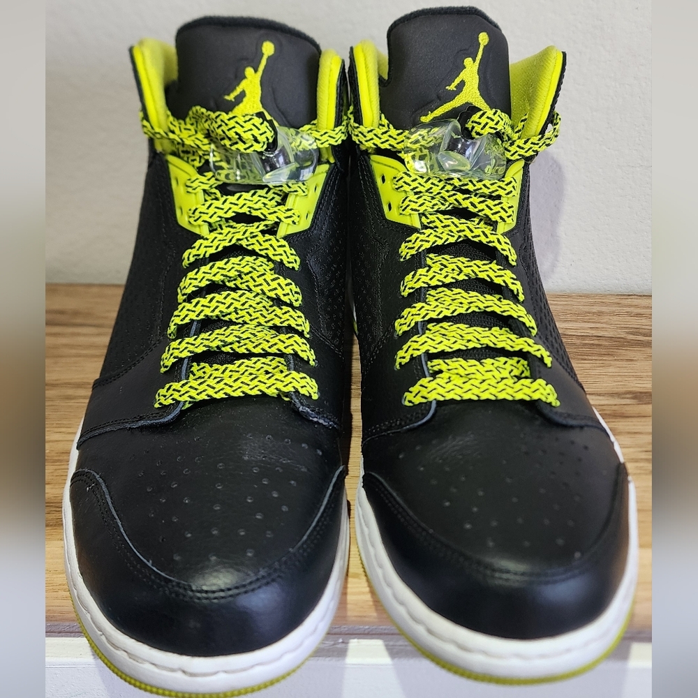 Air Jordan Prime 5 Black Vemon Green 429489-013 Mens Sz 11
